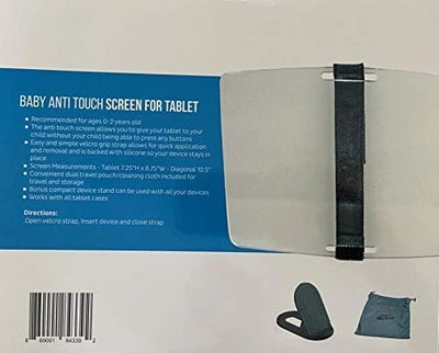 Cant Touch! Anti-Touch Screen Cover for Tablet/Phone For Baby and Pets - Easily Strap the adjustable Clear Cover onto the iPad or Tablet to Prevent Any Buttons Being Pressed