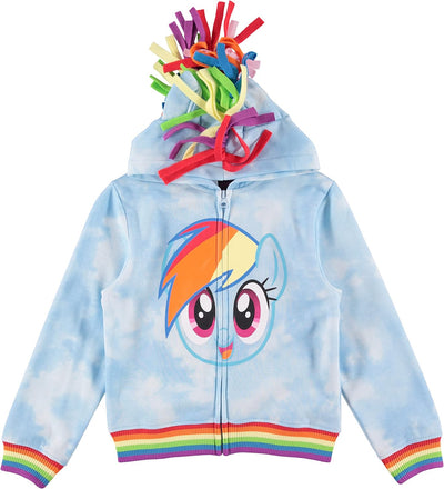 My Little Pony Magical Rainbow Dash Cosplay Hoodie for Girls - Super Soft & Fun for Playtime and Parties!