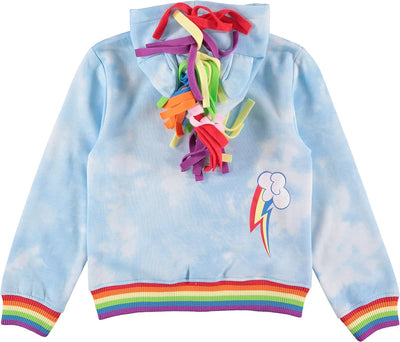 My Little Pony Magical Rainbow Dash Cosplay Hoodie for Girls - Super Soft & Fun for Playtime and Parties!
