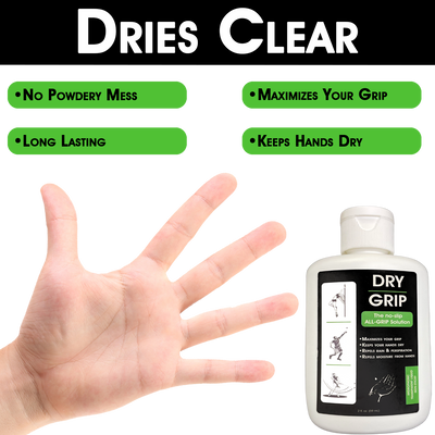 Dry Grip Pole Grip Solution - Transparent, Non Sticky, Anti-Slip Solution - TempleTape.com