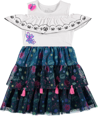 Girls Encanto Mirabel and Isabela Costume Dress- Girls Encanto Dress Sizes XS-XL - TempleTape.com