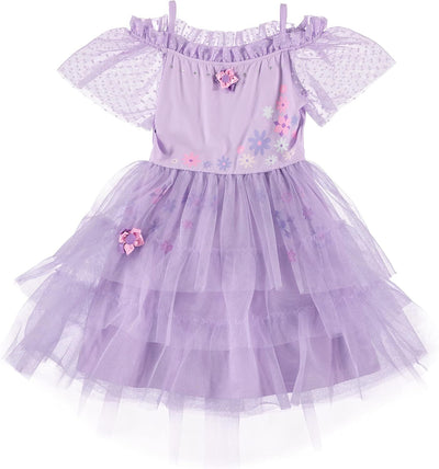 Girls Encanto Mirabel and Isabela Costume Dress- Girls Encanto Dress Sizes XS-XL - TempleTape.com