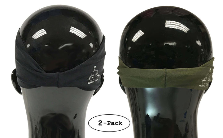 Headbands for Men and Women - Mens Sweatband & Sports Headband Moisture Wicking Workout Sweatbands for Running, Cross Training, Yoga and Bike Helmet Friendly - TempleTape.com, Sweat band, Sweatband, Moisture wicking