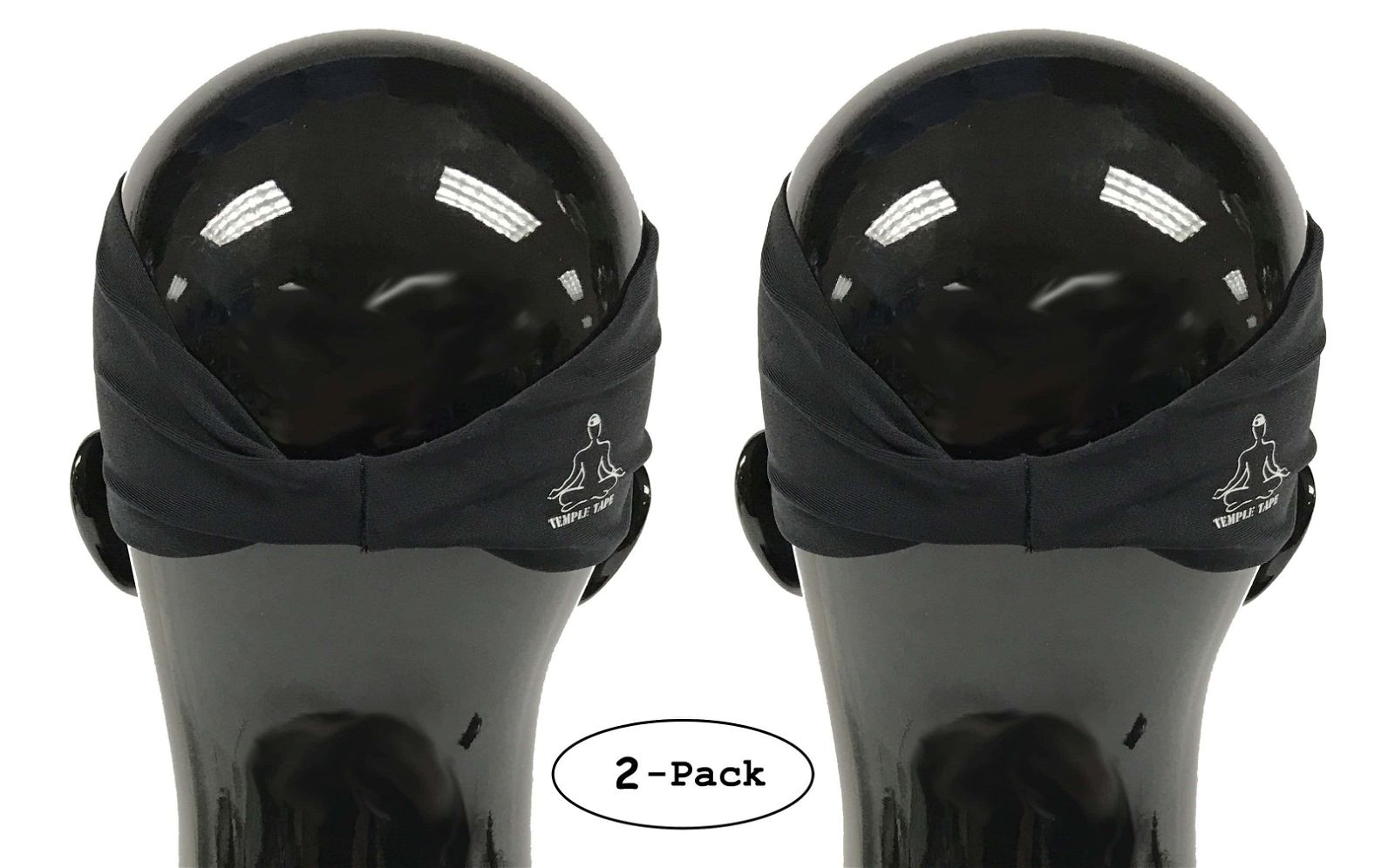 Headbands for Men and Women - Mens Sweatband & Sports Headband Moisture Wicking Workout Sweatbands for Running, Cross Training, Yoga and Bike Helmet Friendly - TempleTape.com