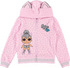 L.O.L. Surprise! Girls Hoodie - Kitty Queen Girls Cosplay Zip up Sweatshirt - TempleTape.com