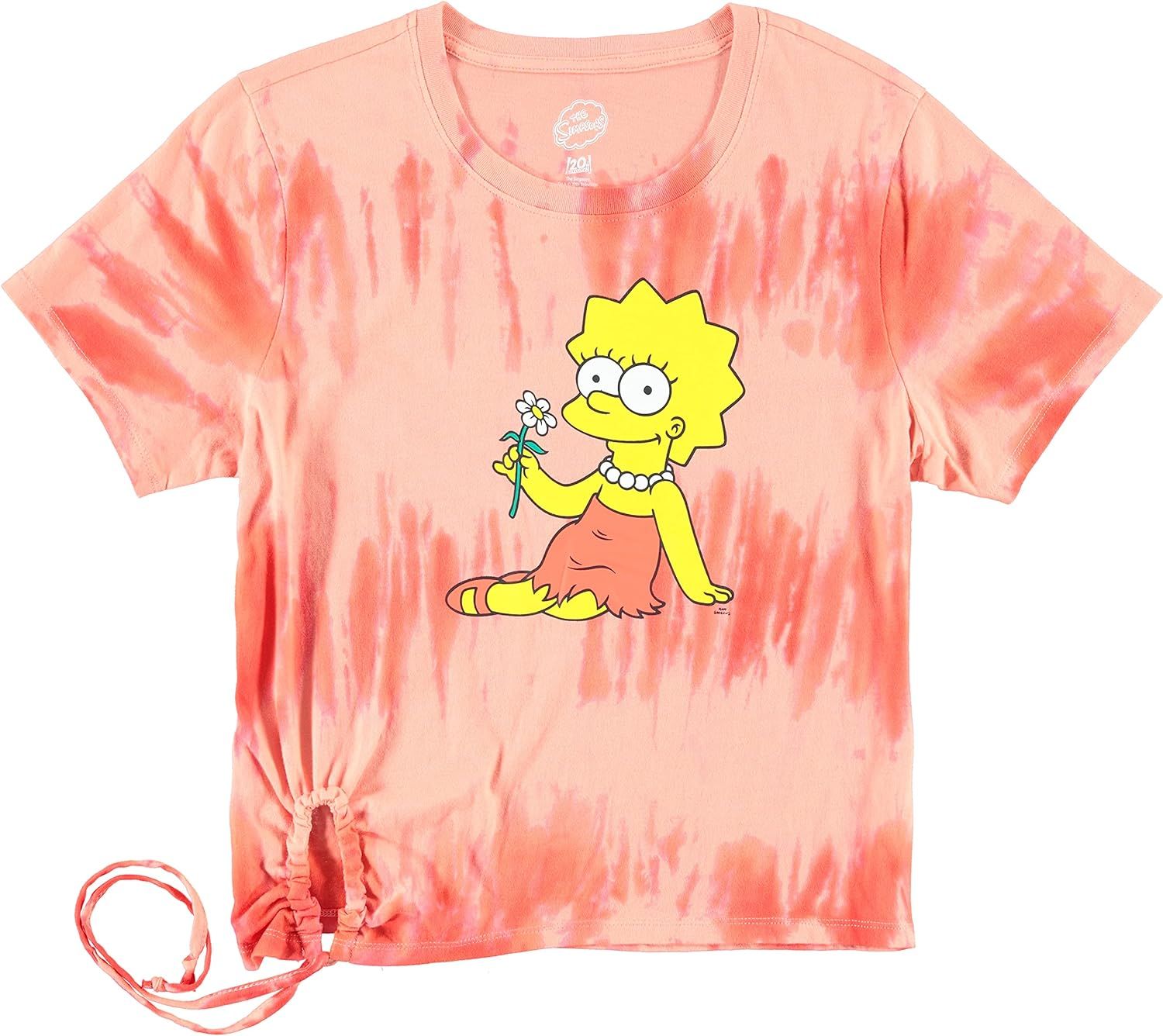 Mighty Fine Junior Girls Lisa Simpson T-Shirt and Capri Pants - Ultra Soft, Stylish Set - TempleTape.com