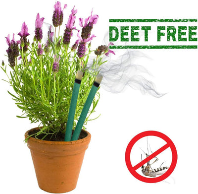 Mosquito Repellent Sticks Extra-Thick - Outdoor Use Reaches Up to 10-12 feet - Each Stick Burns for Hours - TempleTape.com