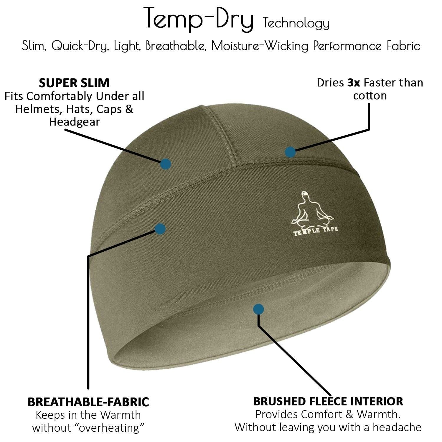 Performance Skull-Cap Beanies AKA: Running Beanies & Helmet Liner - TempleTape.com