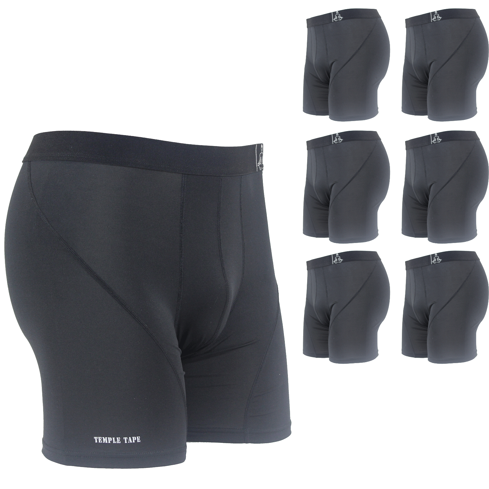 Sports Performance Underwear - Boxer Briefs with Temp-dry® Bundle & Save - 6 Pack - TempleTape.com