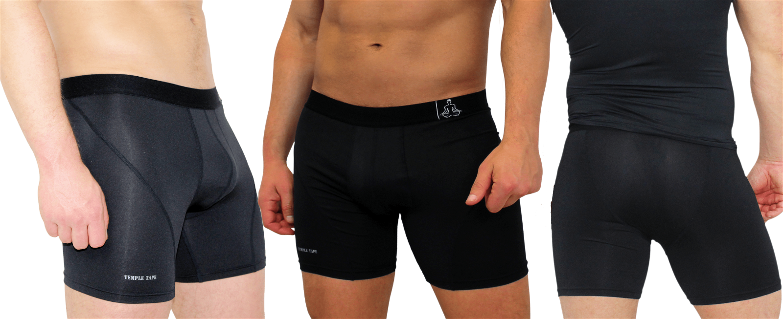 Sports Performance Underwear - Boxer Briefs with Temp-dry® technology - 3 Pack - TempleTape.com