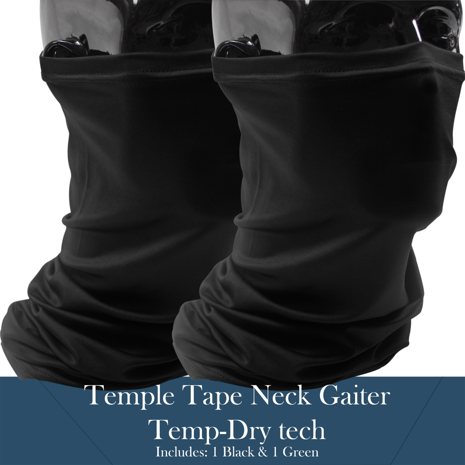 TEMPLE TAPE PERFORMANCE NECK GAITERS BUNDLE & SAVE - 2 PACKS - TempleTape.com