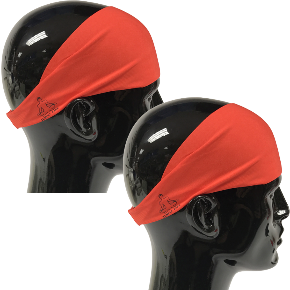 TEMPLE TAPE PERFORMANCE SWEATBANDS - 2 PACK - Color Selection Of Your Choice - TempleTape.com