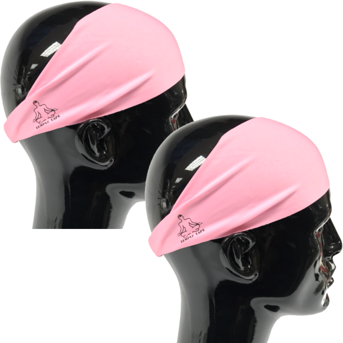 TEMPLE TAPE PERFORMANCE SWEATBANDS - 2 PACK - Color Selection Of Your Choice - TempleTape.com