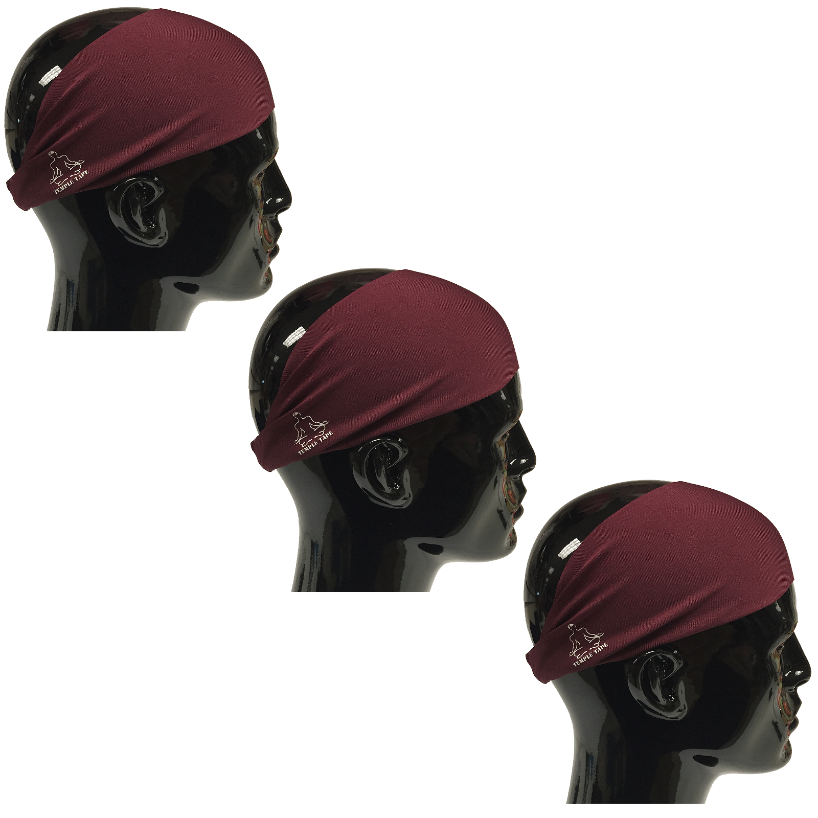 Temple Tape Performance Sweatbands Bundle & Save - 3 Packs - TempleTape.com