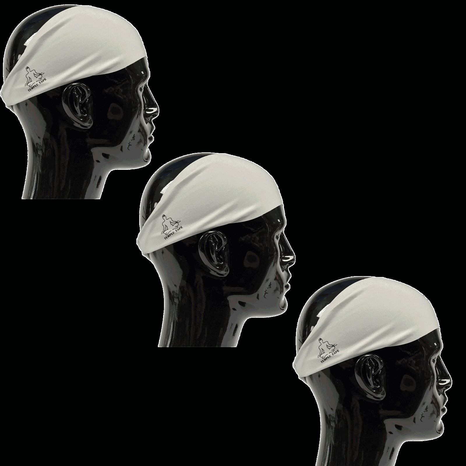 Temple Tape Performance Sweatbands Bundle & Save - 3 Packs - TempleTape.com