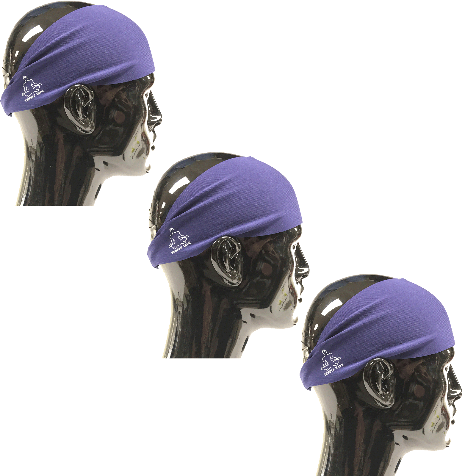 Temple Tape Performance Sweatbands Bundle & Save - 3 Packs - TempleTape.com