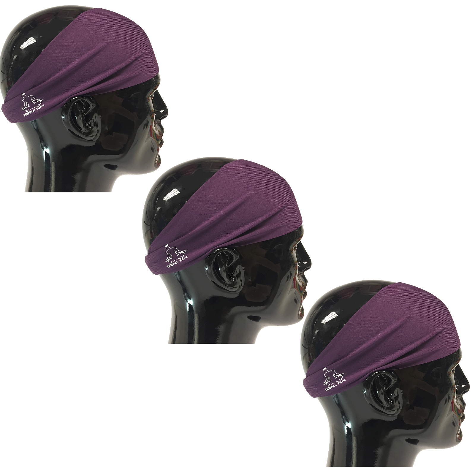 Temple Tape Performance Sweatbands Bundle & Save - 3 Packs - TempleTape.com
