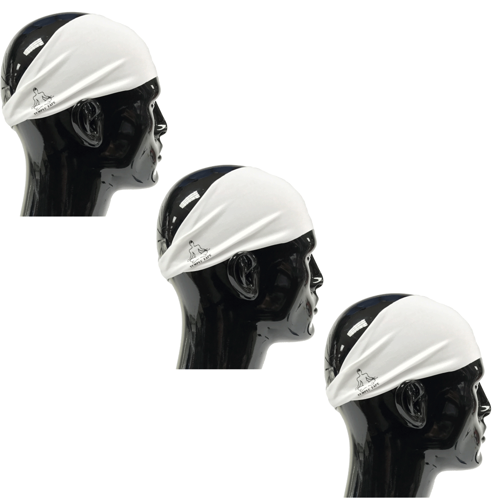 Temple Tape Performance Sweatbands Bundle & Save - 3 Packs - TempleTape.com