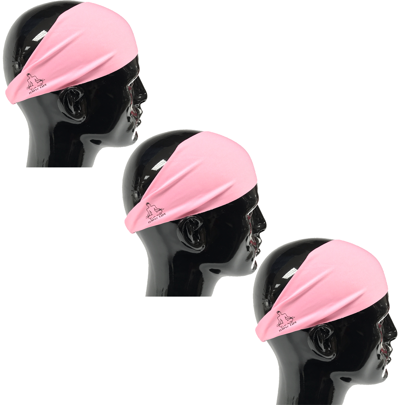 Temple Tape Performance Sweatbands Bundle & Save - 3 Packs - TempleTape.com