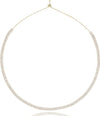 Tennis Necklace 18K Gold Plated Sparkling Cubic Zirconia Rhinestones | Choker Necklace | Bridal Wedding Jewelry | Non Tarnish & Waterproof | Hypoallergenic | Gift For Her - TempleTape.com