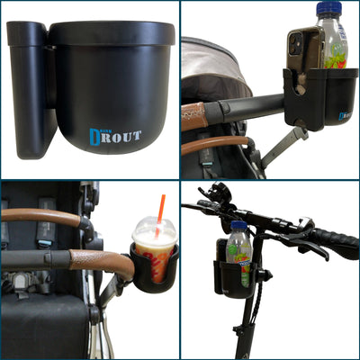 Universal Cup Holder - Perfect for Strollers, Wheelchairs, Walkers and Beds