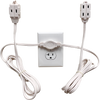 Twin (Double sided) Extension Cord Power Strip 12,18, and 24 Feet - TempleTape.com