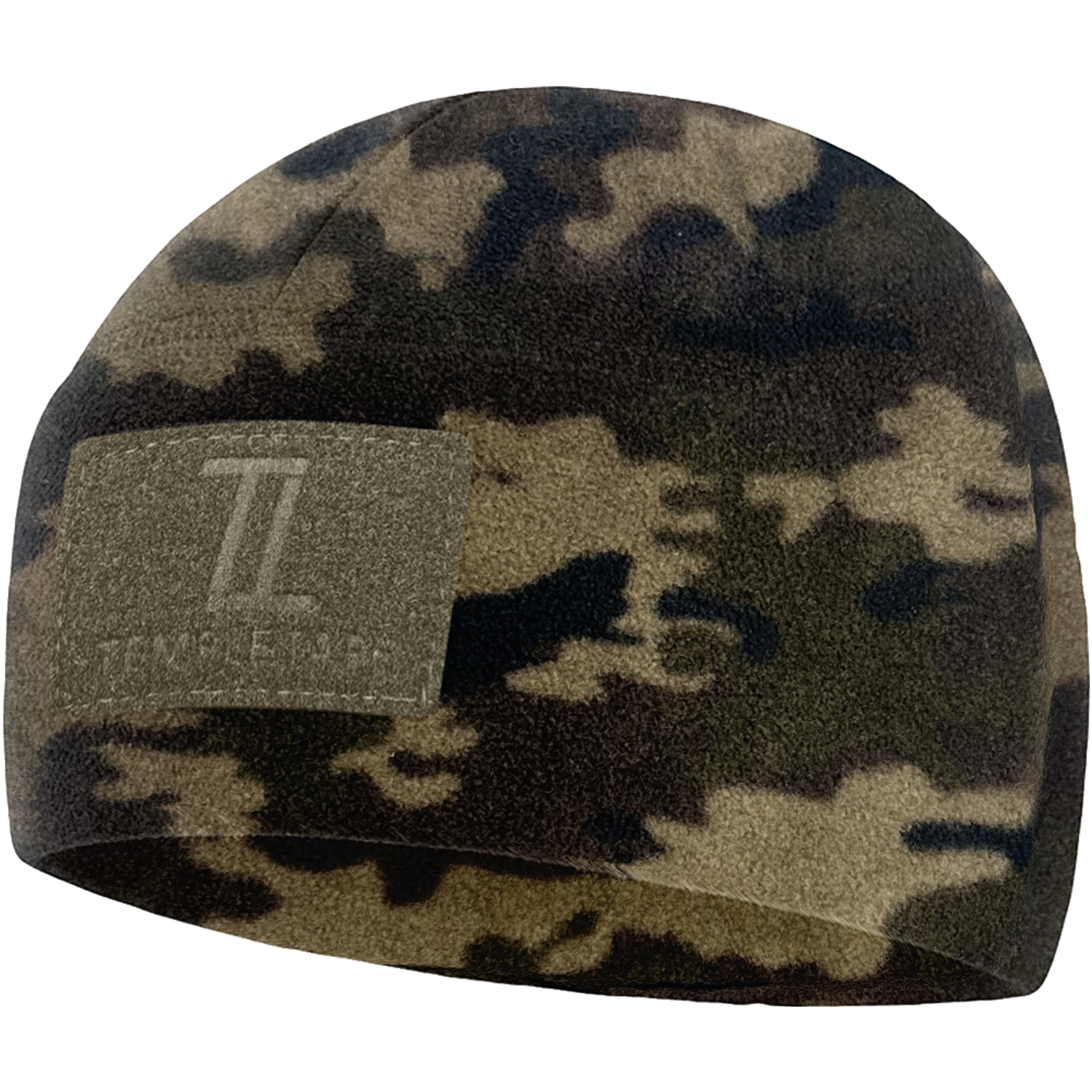 Premium Brushed Fleece Tactical  Watch Cap Warm Beanie - Velcro Patch Beanies