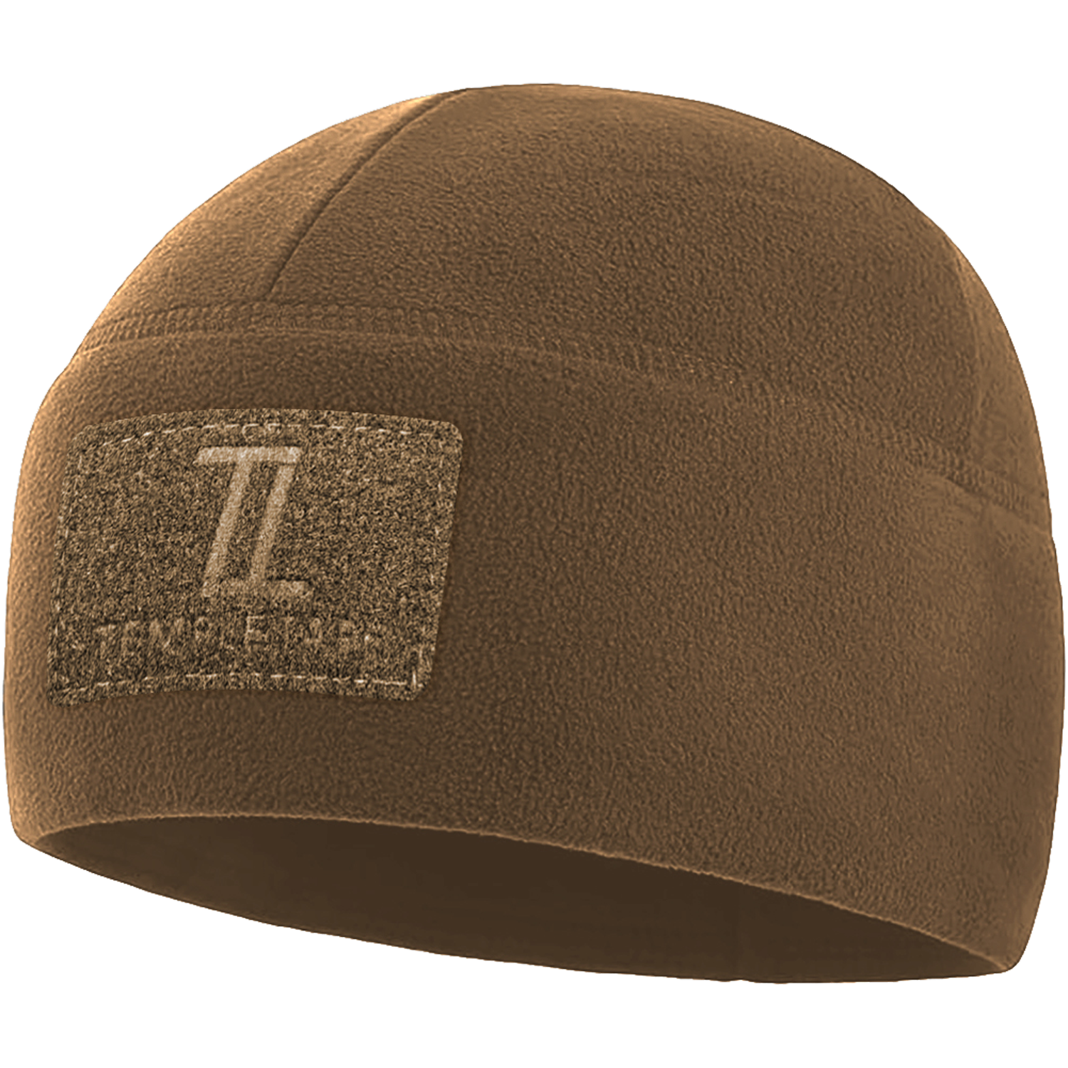 Premium Brushed Fleece Tactical  Watch Cap Warm Beanie - Velcro Patch Beanies