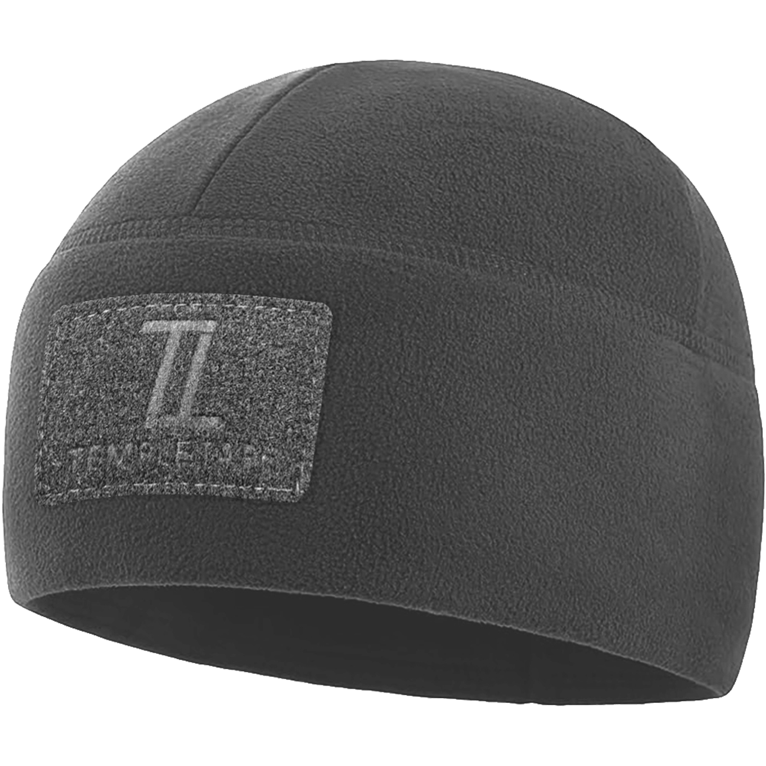 Premium Brushed Fleece Tactical  Watch Cap Warm Beanie - Velcro Patch Beanies