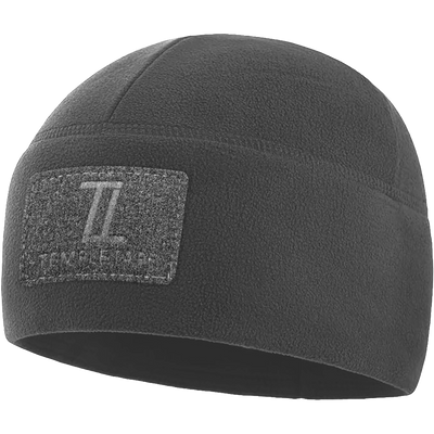 Premium Brushed Fleece Tactical  Watch Cap Warm Beanie - Velcro Patch Beanies