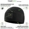 Premium Brushed Fleece Tactical  Watch Cap Warm Beanie - Velcro Patch Beanies