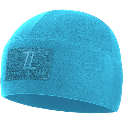 Premium Brushed Fleece Tactical  Watch Cap Warm Beanie - Velcro Patch Beanies