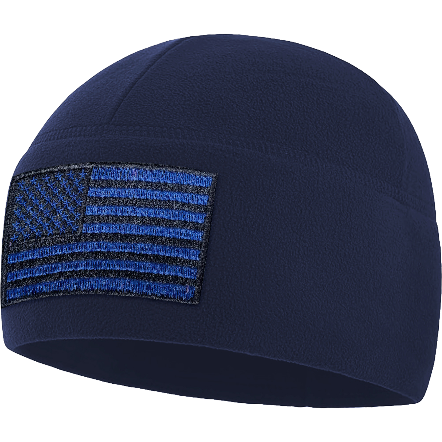 Premium Brushed Fleece Tactical  Watch Cap Warm Beanie - American Flag