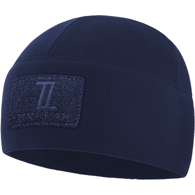 Premium Brushed Fleece Tactical  Watch Cap Warm Beanie - Velcro Patch Beanies