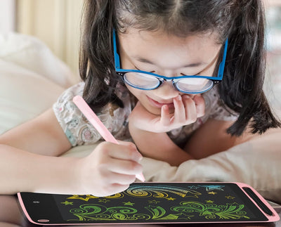 #original_alt_text# - 10.5 Inch LCD Writing Tablet Doodle Board - Colorful Electronic Drawing Pad for Kids Ages 3-8 - Perfect Travel Gift for Boys and Girls - TempleTape.com