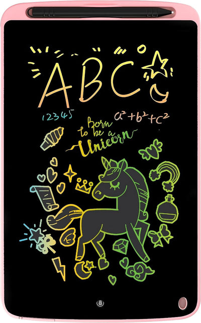 #original_alt_text# - 10.5 Inch LCD Writing Tablet Doodle Board - Colorful Electronic Drawing Pad for Kids Ages 3-8 - Perfect Travel Gift for Boys and Girls - TempleTape.com