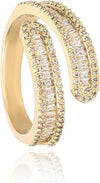 #original_alt_text# - 18K Gold Plated Cubic Zirconia Rings for Women | Butterfly Ring | Star Ring | Knot Ring | Criss Cross Ring | Adjustable One Size Fits Most | Non Tarnish & Waterproof | Hypoallergenic | Gift for Her - TempleTape.com