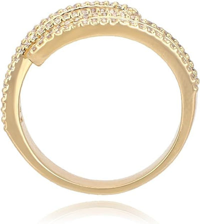 #original_alt_text# - 18K Gold Plated Cubic Zirconia Rings for Women | Butterfly Ring | Star Ring | Knot Ring | Criss Cross Ring | Adjustable One Size Fits Most | Non Tarnish & Waterproof | Hypoallergenic | Gift for Her - TempleTape.com