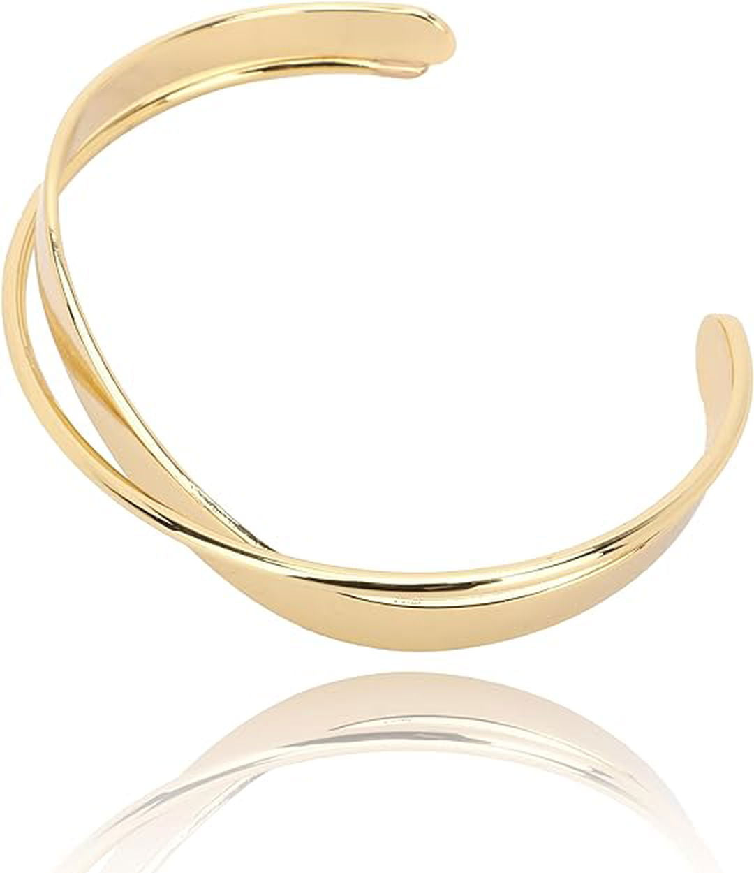 Beautiful 18K Gold Plated Cuff Bangle