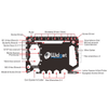#original_alt_text# - 43-in-1 Multi-purpose survival Multitool - Stocking Stuffers for Men Great Christmas gifts - TempleTape.com