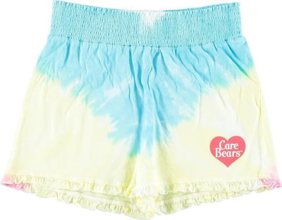 #original_alt_text# - Adorable Care Bears Junior Girls Tie-Dye Crop Top and Shorts Set: Spread Love and Cheer! - TempleTape.com
