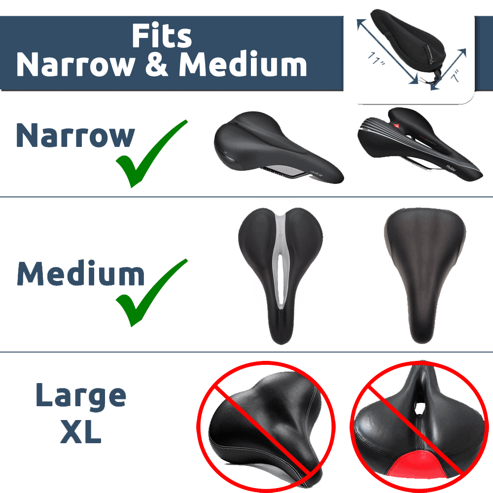 Biking Premium Elite Series Ultra Gel Bike Seat Cushion