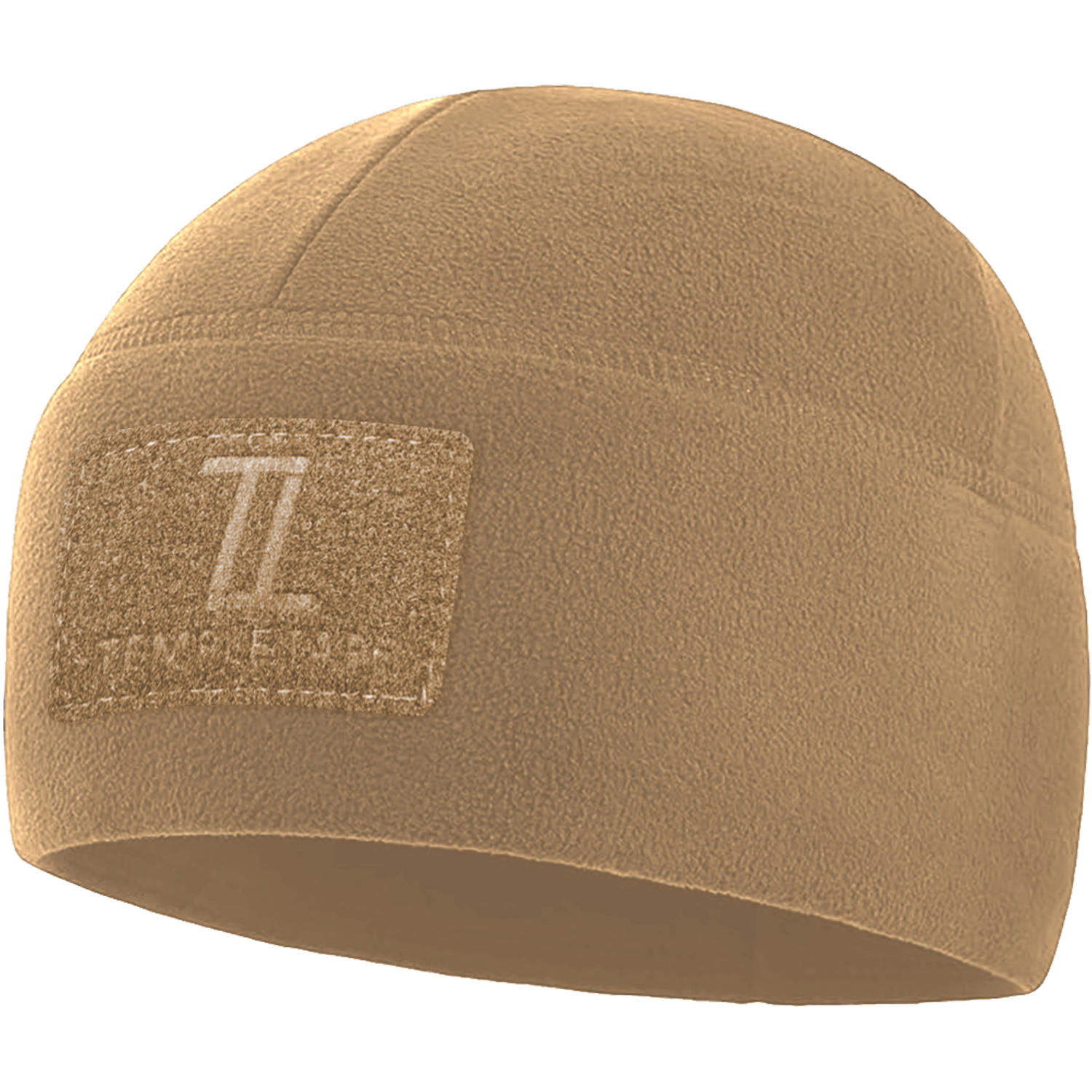 Premium Brushed Fleece Tactical  Watch Cap Warm Beanie - Velcro Patch Beanies