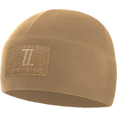 Premium Brushed Fleece Tactical  Watch Cap Warm Beanie - Velcro Patch Beanies