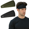 Temple Tape Headband, Sweatband and Sports Headbands Moisture Wicking Workout Sweatbands for Running, Crossfit, Skiing and Bike Helmet Friendly