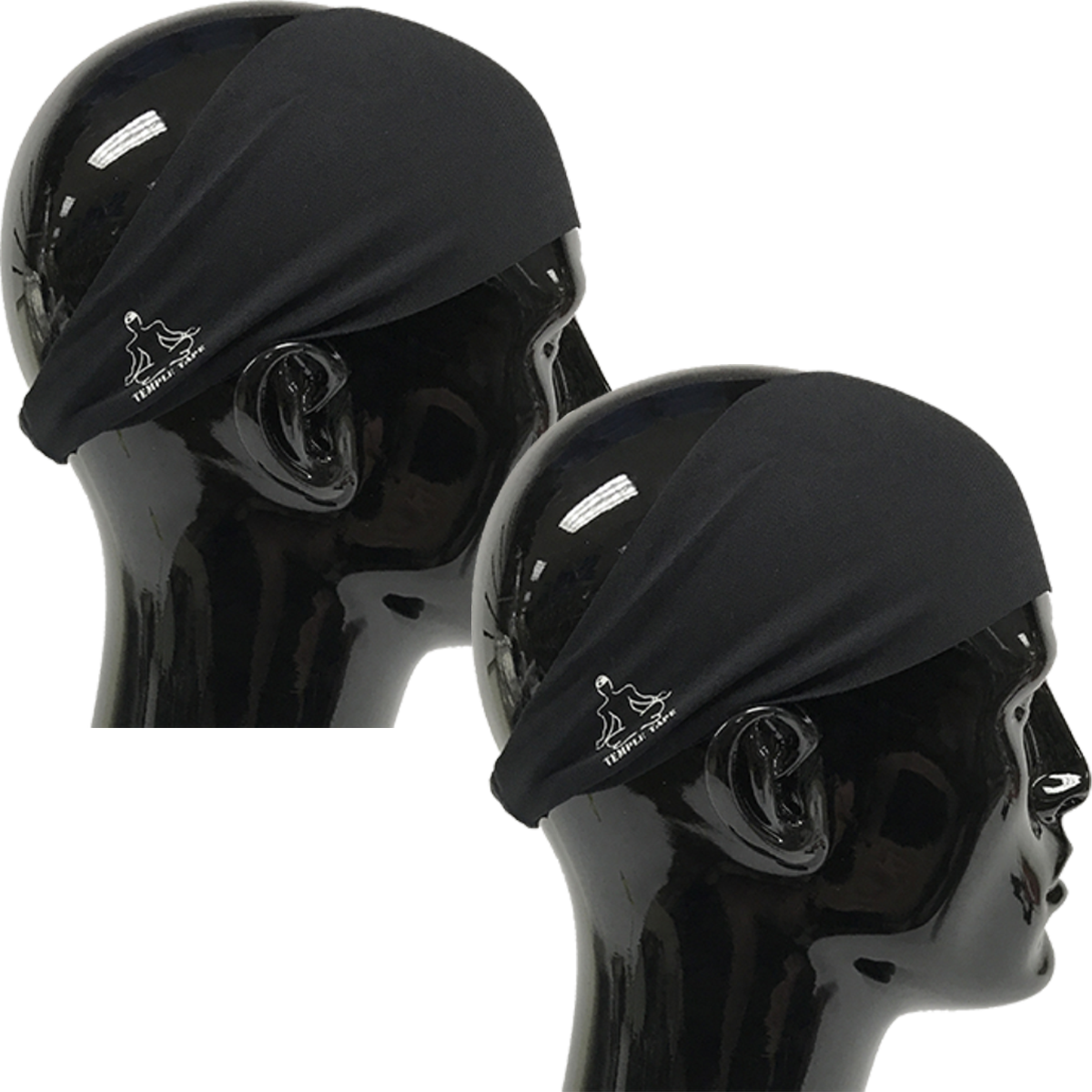 TEMPLE TAPE PERFORMANCE SWEATBANDS - 2 PACK - Color Selection Of Your Choice